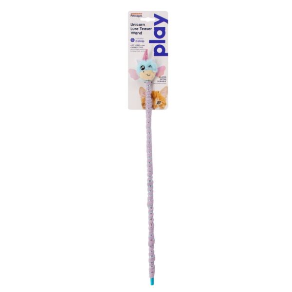 Petstages Unicorn Lure Teaser Wand Cat Toy