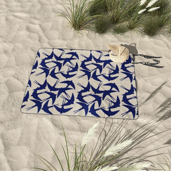 Hello Twiggs Spring Swallows Picnic Blanket - Deny Designs
