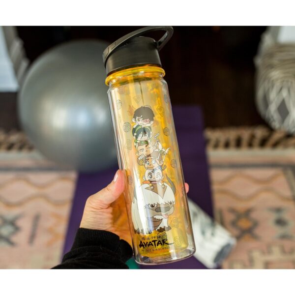 Surreal Entertainment Avatar: The Last Airbender Characters Water Bottle | Holds 16 Ounces