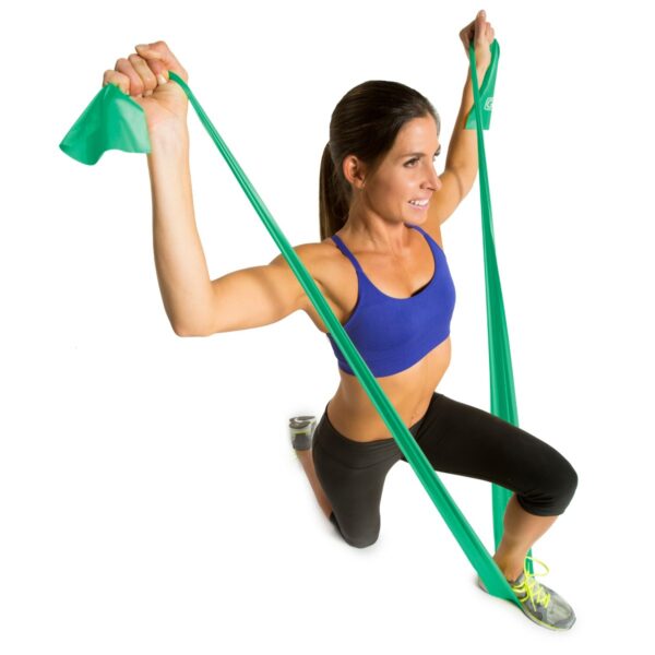 GoFit Flat Power Resistance Bands with Manual 3pk
