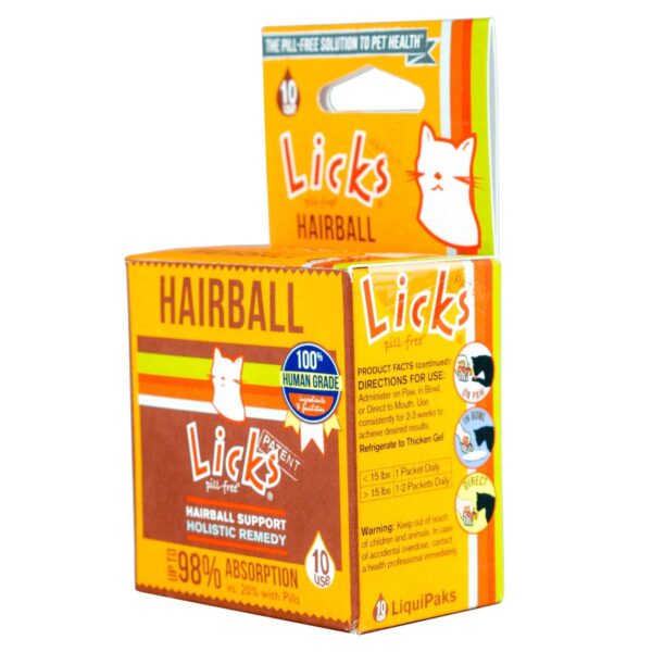 Licks Cat Hairball Remedy - 10ct