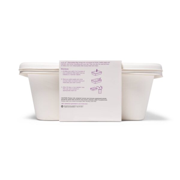 Biodegradable and Disposable Cat Litter Pan - 2pk - up & up™