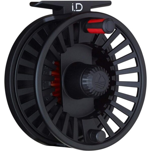 Redington Durable Die-Cast Aluminum Customizable 3/4 i.D Fly Fishing Reel with Full-Frame Back, Black