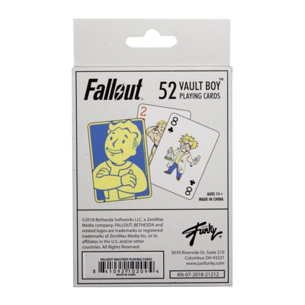 Just Funky Fallout Vault Boy Playing Cards