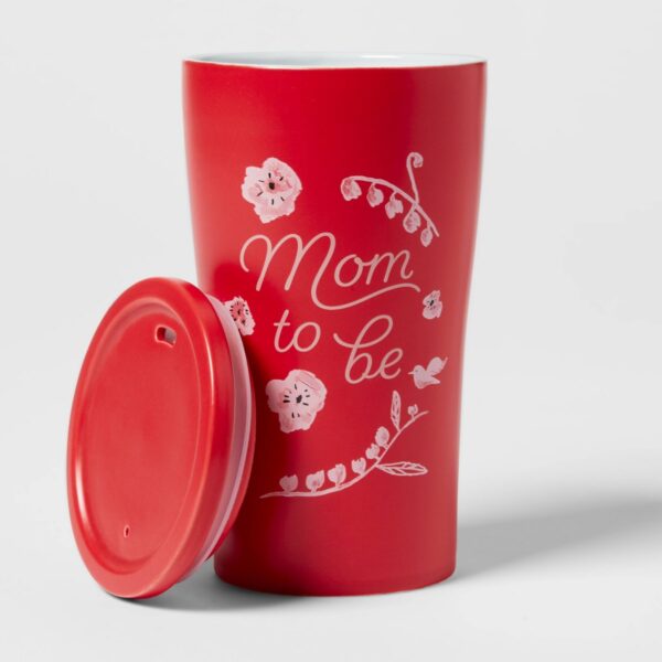 10oz Stoneware Mom To Be Tumbler with Lid - Opalhouse™