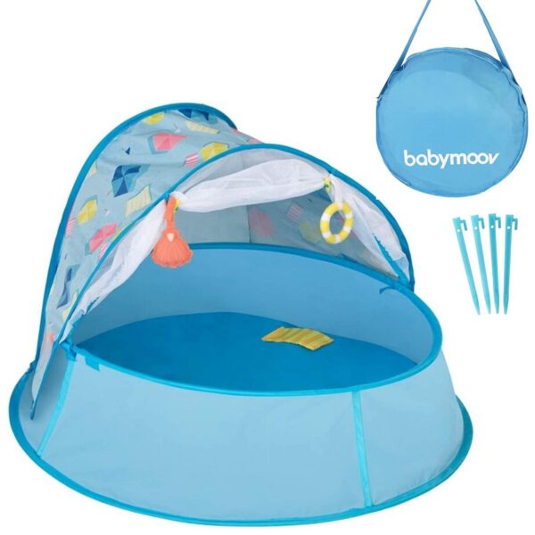 Babymoov Aquani Protective Pop-Up 3-in-1 Portable Inside/Outside Baby and Toddler Kiddie Pool Playpen Area