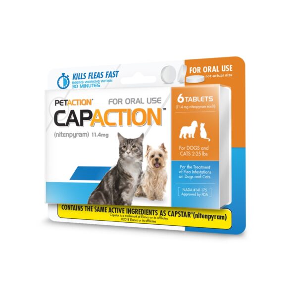 CapAction Insect Treatment for Cat - 2-25lbs