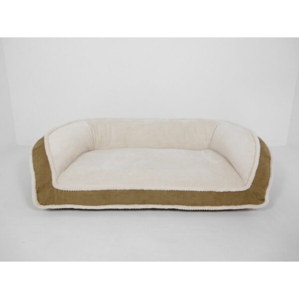 Arlee Home Fashions Deep Seated Lounger Sofa and Couch Style Driftwood Dog Bed - 40x25