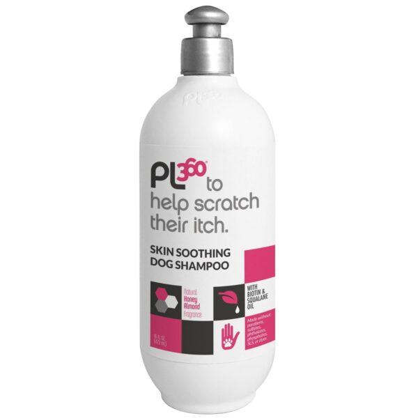 PL360 Soothing Shampoo For Dogs - Honey Almond - 16oz