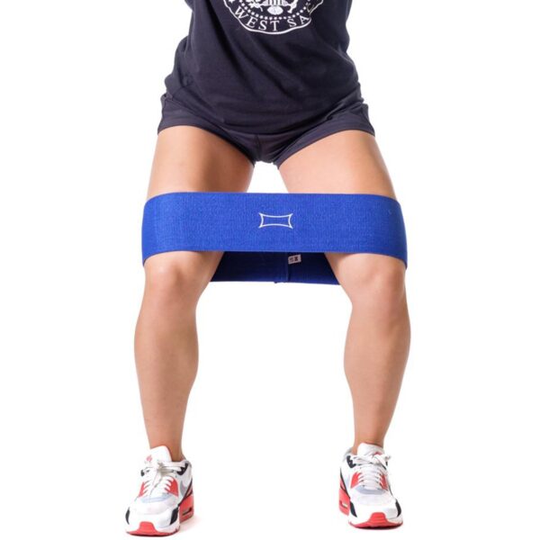 Sling Shot Big Gluteus Maximus Hip Circle Resistance Band by Mark Bell - S/M - Blue