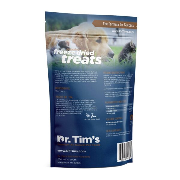 Dr. Tim's Pet Food Freeze Dried Beef Chips - 4oz