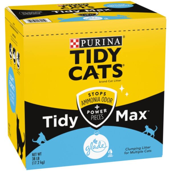 Tidy Cats Max Glade Clear Spring Cat Litter Clumping - 38lbs