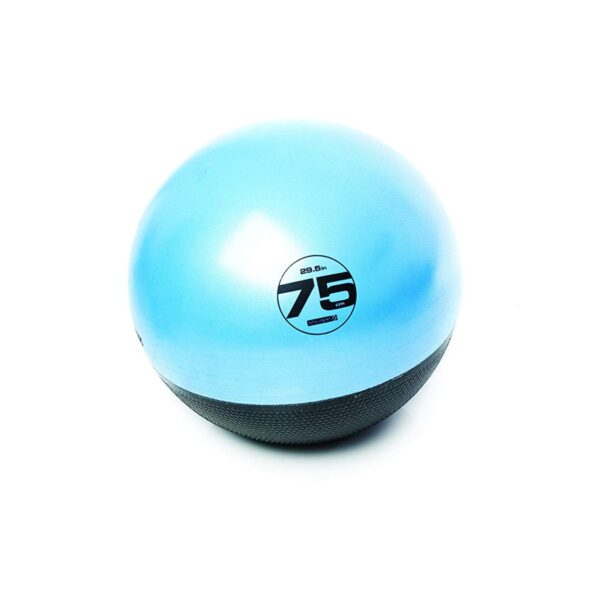 Escape Fitness USA ESTGB75 Inflatable Anti Burst Blue Exercise Ball for Steady Ab Workouts, 28.5 Inches
