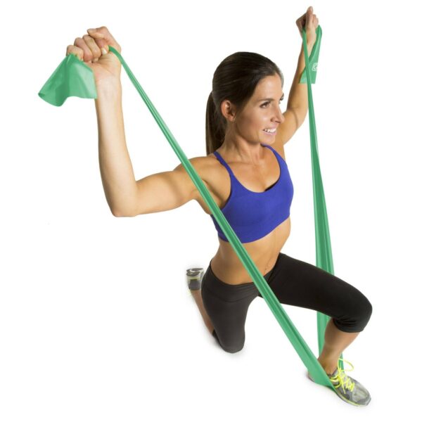 GoFit Flat Power Resistance Bands with Manual 3pk