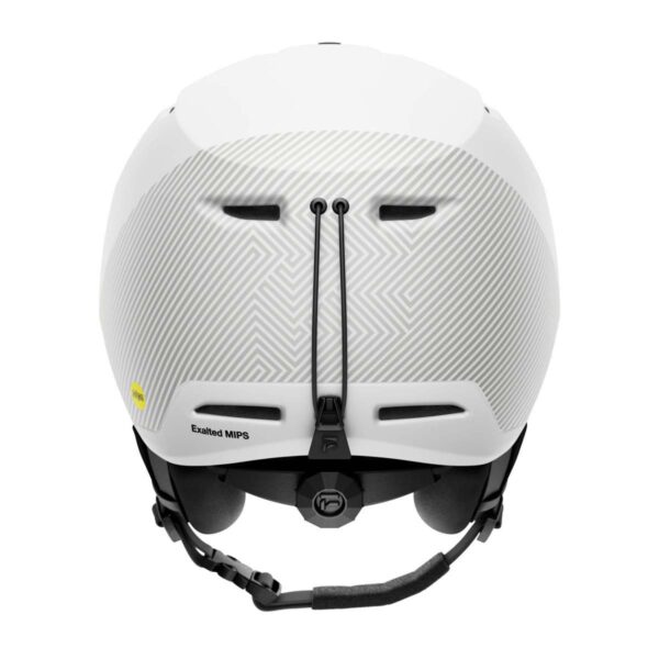 Flaxta Exalted MIPs Protective Ski and Snowboard Helmet with Size Adjustment System, Medium/Large Size, White