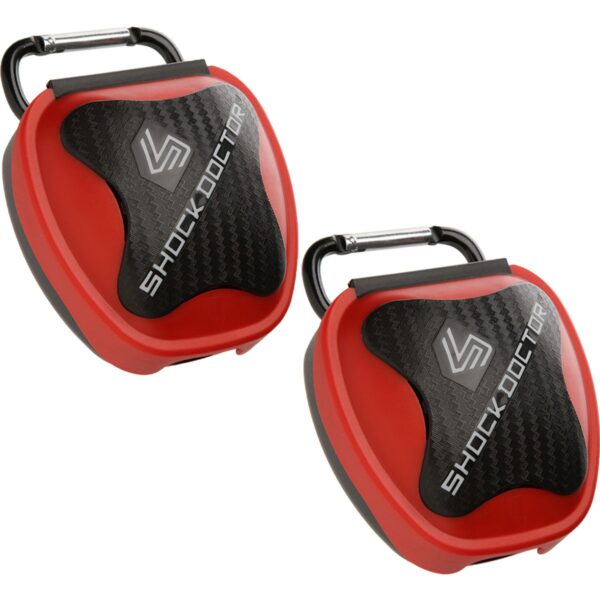 Shock Doctor 2-Pack Mouthguard Case - Red
