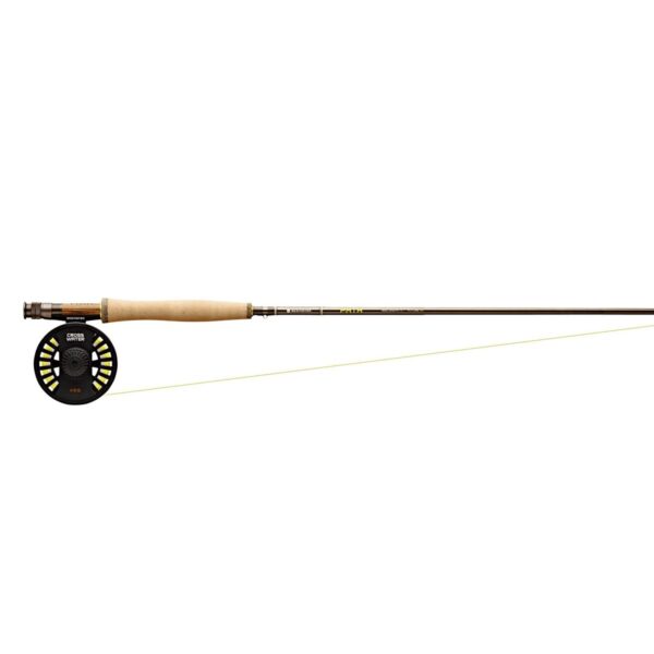 Redington 586-4 Path Outfit 5 Line Weight 8.5 Foot 4 Piece Lightweight Medium Fast Action Graphite Fly Fishing Rod and Reel Combo with Storage Tube