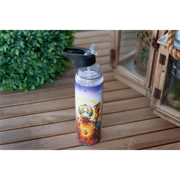 Just Funky Borderlands 3 Psycho Bandit Double Walled Plastic Water Bottle | Holds 17 Ounces