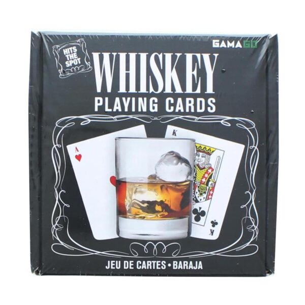Gamago Whiskey Glass-Shaped Playing Cards | 52 Card Deck + 2 Jokers