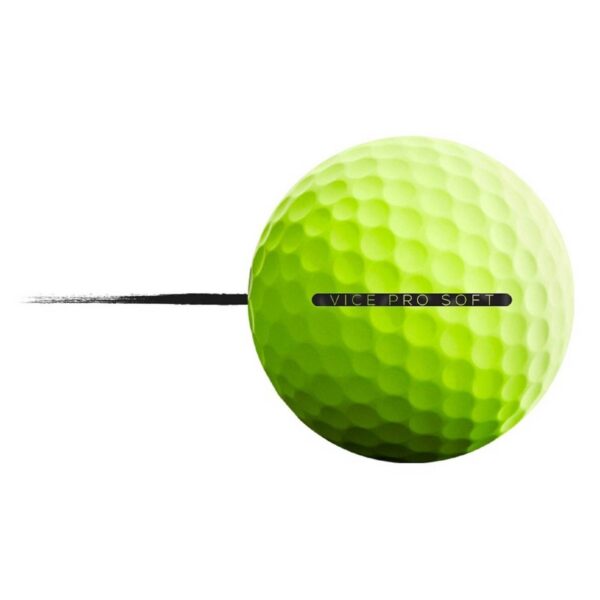 Vice Pro Soft Golf Balls - Neon Yellow