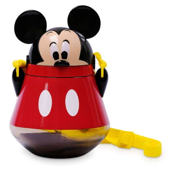 Disney Mickey Mouse & Friends 22oz Plastic Flip Top Tumbler with Strap Red