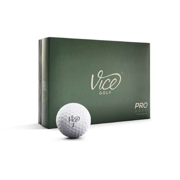 Vice Pro Soft Golf Balls - White