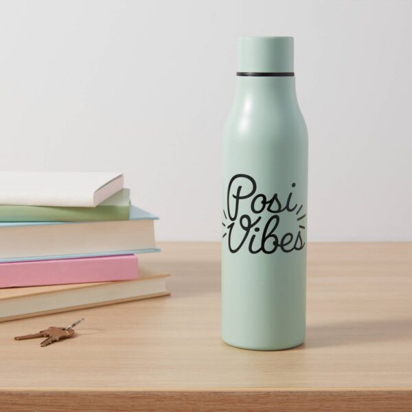 20oz Stainless Steel Vacuum Water Bottle Positive Vibes - Room Essentials™