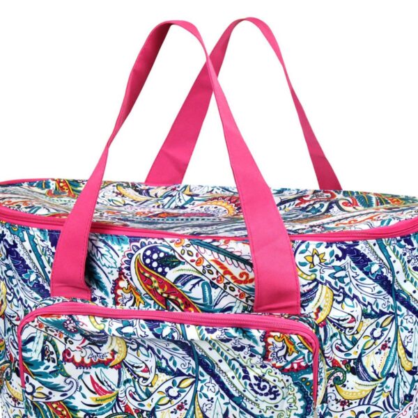 Zodaca Fashionable Large Cooler Bag, Multi-color Paisley