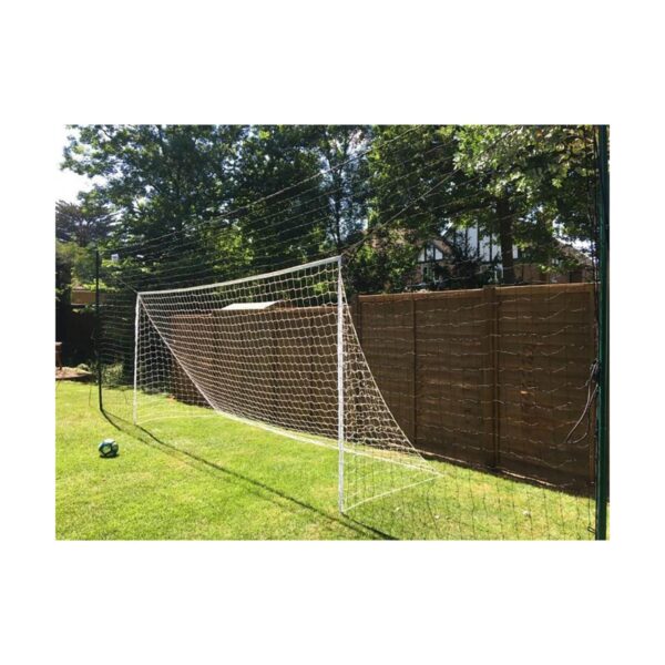 Open Goaaal JX-OGFL2 Adjustable Soccer Practice Net Rebounder Backstop with Training Goal, Large Size