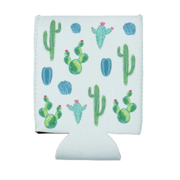 12-Pack Cactus Succulent Theme Can Cooler Sleeves, 12 oz Insulated Beer Koozies Neoprene Holder, 4 Assorted Colors