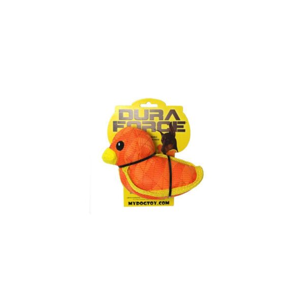 DuraForce Duck Dog Toy - Orange