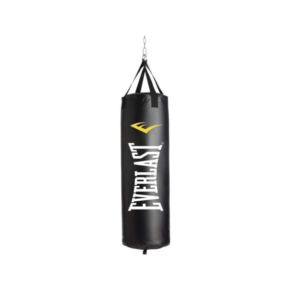 Everlast Nevatear Fitness Workout 40 Pound Heavy Kickboxing Boxing Gym Punching Bag, Black