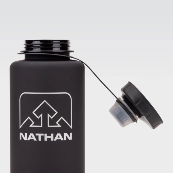 Nathan 32oz Tritan Big Shot Water Bottle - Black