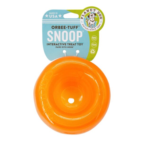 Planet Dog Orbee-Tuff Snoop Dog Toy - Orange