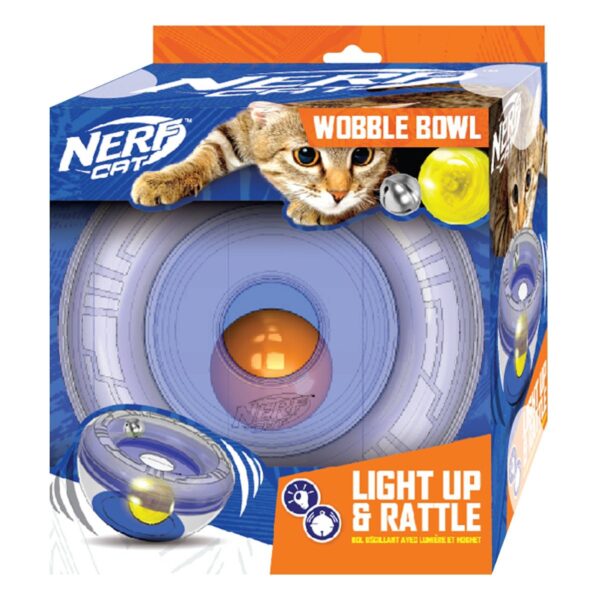 NERF Wobble Bowl Cat Toy - 7"