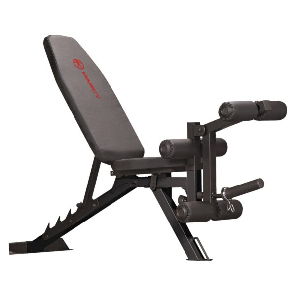 Marcy Deluxe Utility Weight Bench - Red/Black