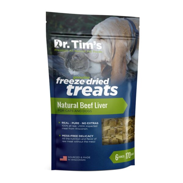 Dr. Tim's Pet Food Freeze Dried Beef Liver - 6oz