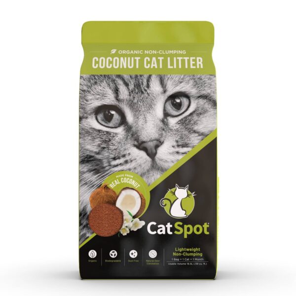 CatSpot Organic Coconut Non-Clumping Cat Litter - 5lbs