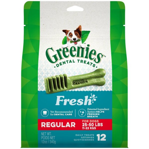 Greenies Fresh Regular Dental Dog Treats - 12oz