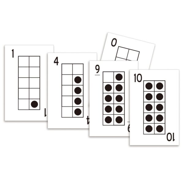 Learning Advantage Ten Frame Playing Cards - 46 Cards