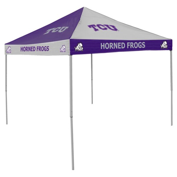NCAA TCU Horned Frogs Logo Brands Color Black Canopy Tent