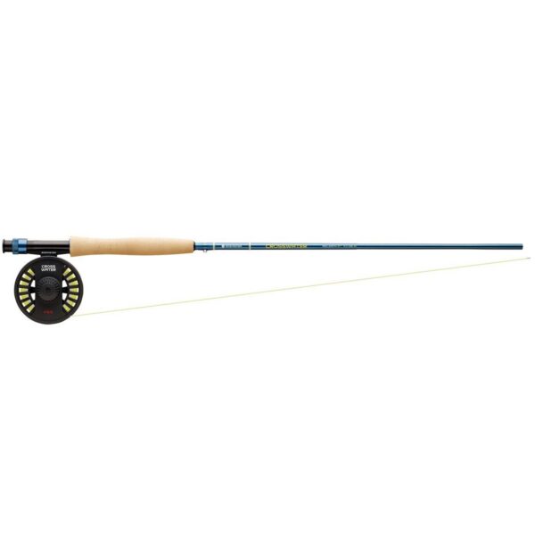 Redington 690-4 CROSSWATER 6 Line Weight 9 Foot 4 Piece Lightweight Medium Fast Action Graphite Fly Fishing Rod and Reel Combo with Storage Carry Case