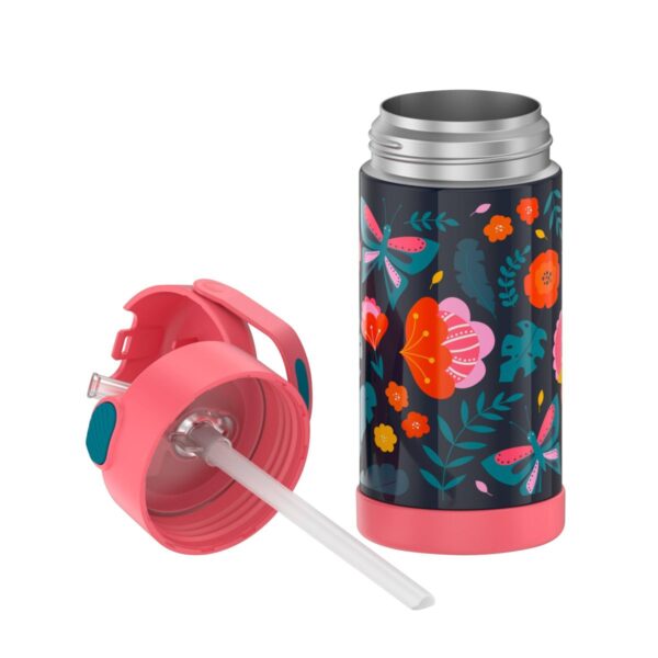 Thermos 12oz FUNtainer Water Bottle with Bail Handle - Jungle Floral