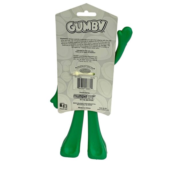 Multipet Gumby Rubber Dog Toy - 9"