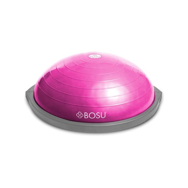 Bosu 72-10850 Home Gym Equipment The Original Balance Trainer 65 cm Diameter, Pink and Gray