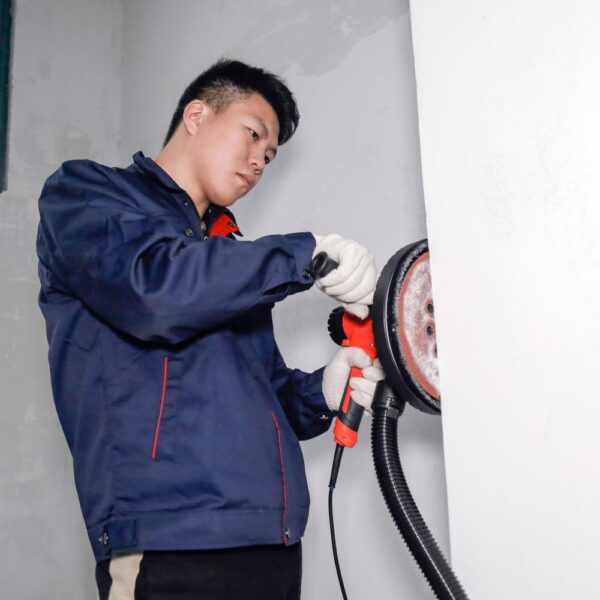 ALEKO 1200-Watts Hand Held Adjustable Speed ETL Drywall Sander Paint Remover with Vacuum
