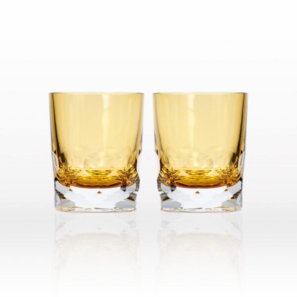 Rolf Glass Vienna 7 oz. Amber Old-Fashioned (Set of 2)