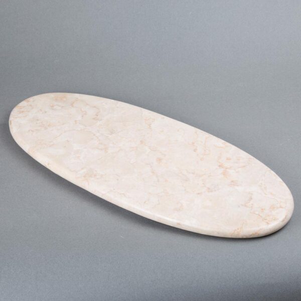 Creative Home Champagne Marble Oval Serving Board