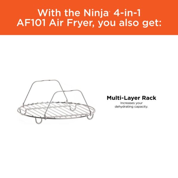NINJA 4 Qt. Electric Black Air Fryer with Recipe Book