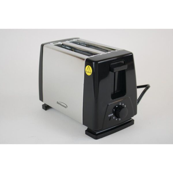 Brentwood 2-Slice Black Extra-Wide Slot Toaster